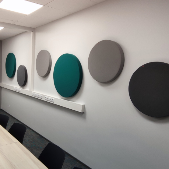 Hush Light Round acoustic panel, acoustic, panel