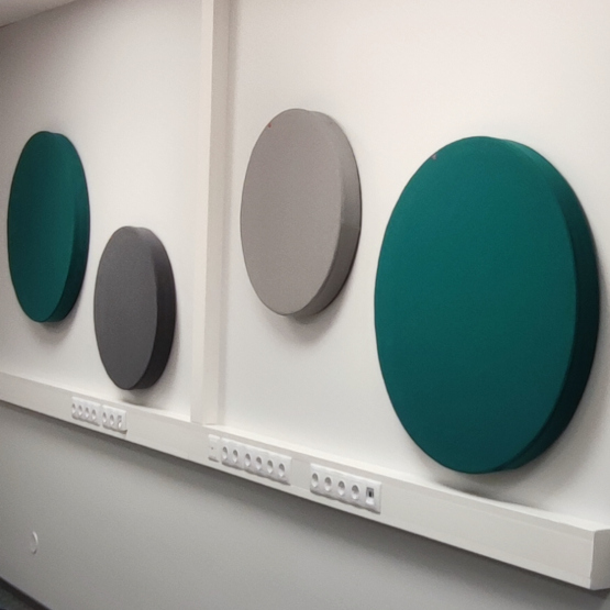 Hush Light Round acoustic panel, acoustic, panel