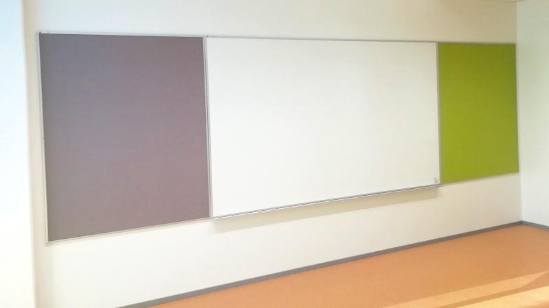 Notice board, whiteboard