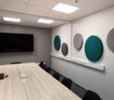 Hush Light Round acoustic panel, acoustic, panel